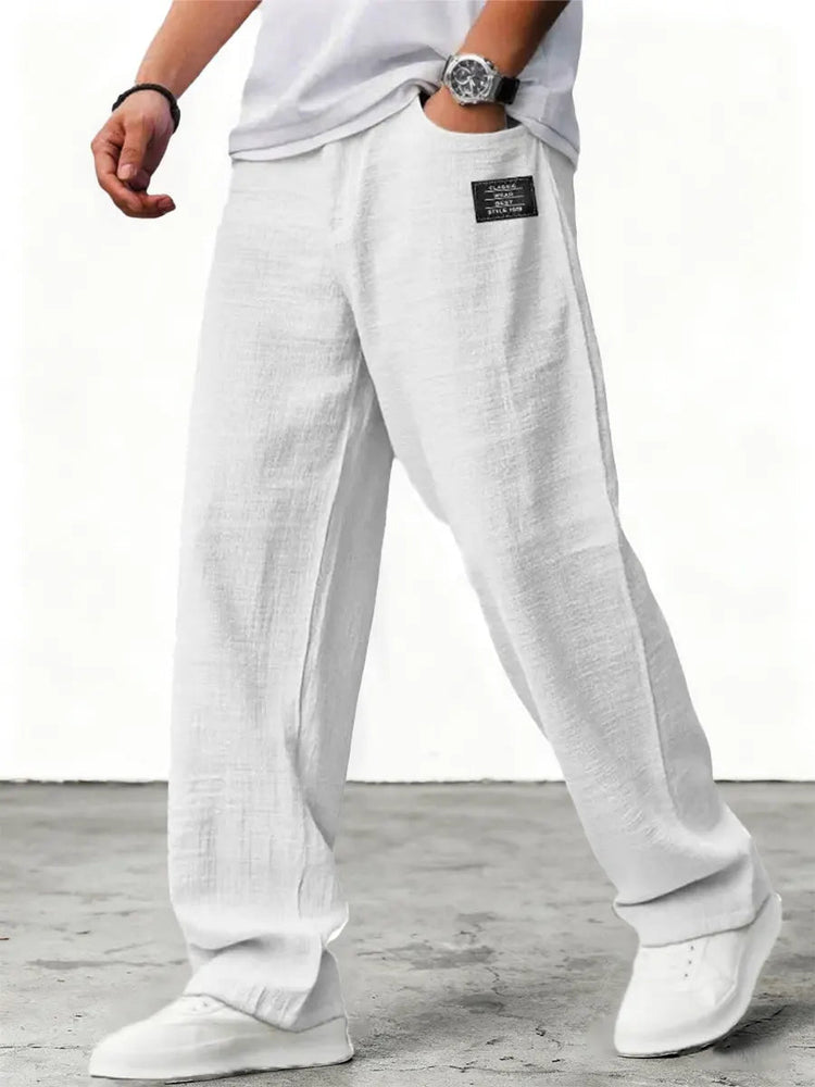 Mason – Lightweight Relaxed Pants | Breathable Casual Pants For Everyday Comfort Trousers Neriona White