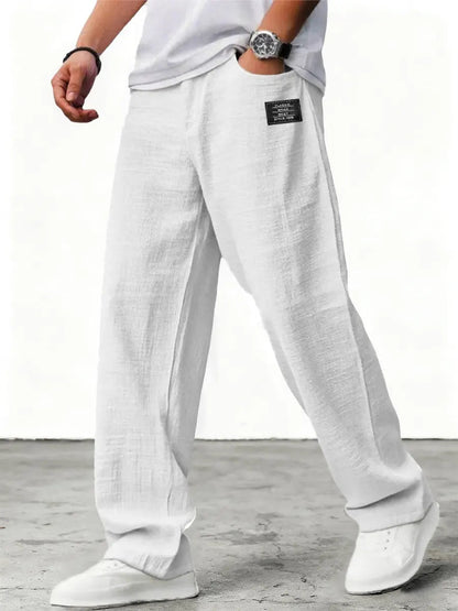 Mason – Lightweight Relaxed Pants | Breathable Casual Pants For Everyday Comfort Trousers Neriona White