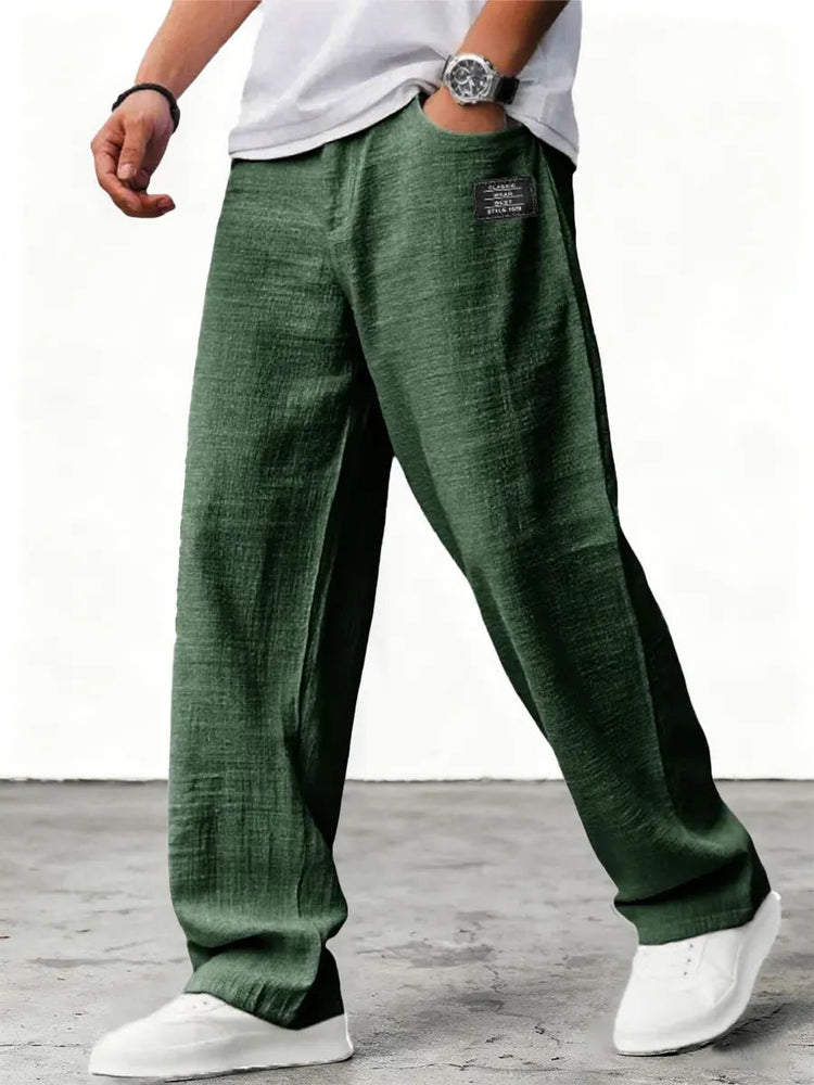 Mason – Lightweight Relaxed Pants | Breathable Casual Pants For Everyday Comfort Trousers Neriona Dark Green