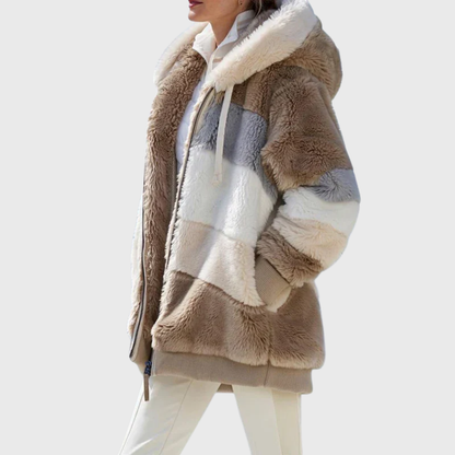 Bianca | Elegant Multicolor Warm Puffer jacket