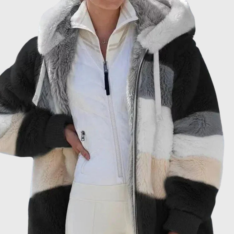 Bianca | Elegant Multicolor Warm Puffer jacket