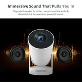 CinemaBeam Projector – Your Home Theater Anywhere | WiFi Bluetooth Smart Projector with Built In Apps & 130 Inch Display Neriona