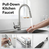 Pull Out Kitchen Faucet – Flexible Spray With Clean Design | Sink Tap With Swivel Spout And Dual Spray For Easy Everyday Use Neriona