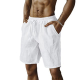 Men's Summer Shorts – Lightweight & Breathable | Quick Dry Comfort for Beach, Travel & Everyday Neriona White Shorts