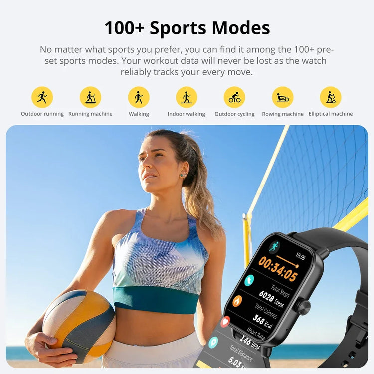 Neriona Pro 2 Smartwatch for Health & Sports Tracking | Bluetooth Calling Fitness Watch for Men & Women Neriona
