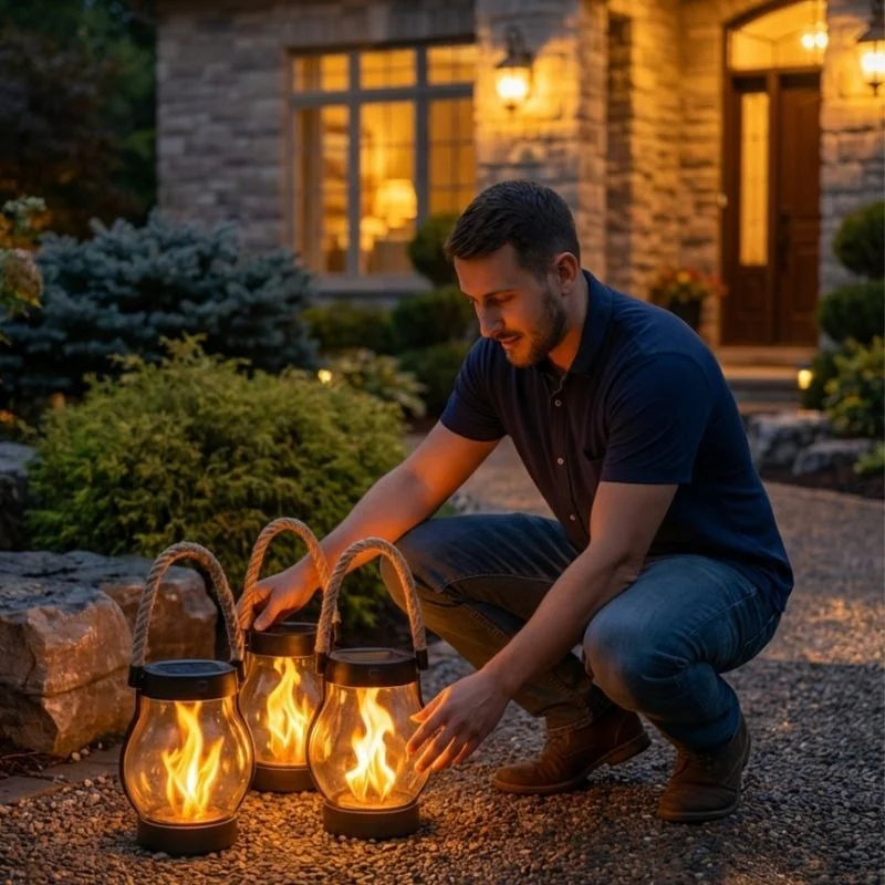 CozyLume™ FireSeed Solar Light – Magical Flame Mood | Cozy Ambience Outdoor Lantern for Garden & Balcony Nights Neriona