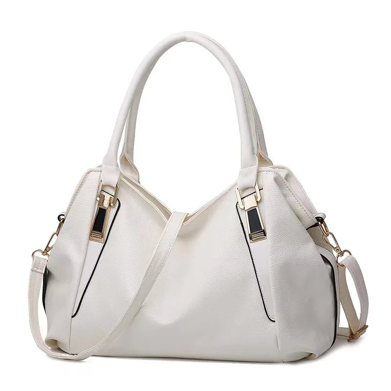 Elisé - Shoulder Bag Minimal Elegant Style | Soft Structured Bag With Clean Design for Everyday and Refined Wear Neriona White