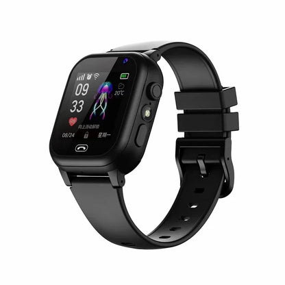 Kids GPS Smart Watch - Calling & SOS | Children’s Safety Watch with GPS Tracking Video Call and Camera Neriona Black