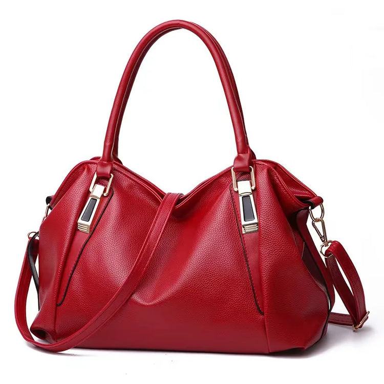 Elisé - Shoulder Bag Minimal Elegant Style | Soft Structured Bag With Clean Design for Everyday and Refined Wear Neriona Red