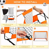 Portable Soccer Goal – Foldable Football Training Goal | Backyard Practice, Youth Training & Outdoor Games