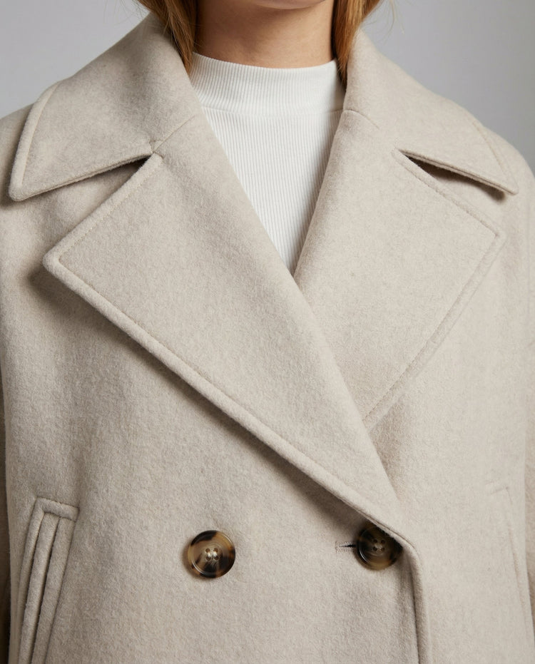 Charlotte – Cropped Double-Breasted Jacket | Classic Short Jacket For Everyday Elegance Neriona