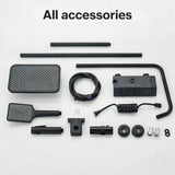 Luxury Shower System – Matte Black With Architectural Design | Rainfall Set With Digital Display And Multi Function Control Neriona