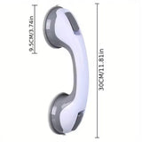 Shower Safety Grab Bar – Strong Suction And Secure Grip | Bathroom Handle For Toilet Or Bathtub With No Drill Install Neriona