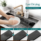 Diatomite Sink Faucet Mat | Fast-Absorbing Countertop Drying Tray for kitchen