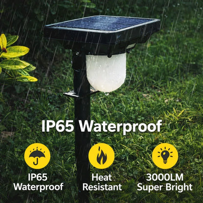 Solar Motion Garden Sensor Light | Outdoor Security Light For Driveway With Remote Control Neriona