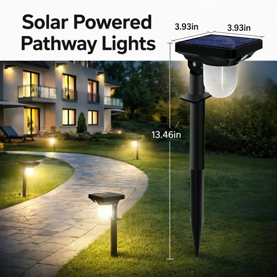 Solar Motion Garden Sensor Light | Outdoor Security Light For Driveway With Remote Control Neriona