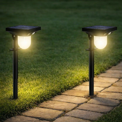 Solar Motion Garden Sensor Light | Outdoor Security Light For Driveway With Remote Control Neriona 2 Pack