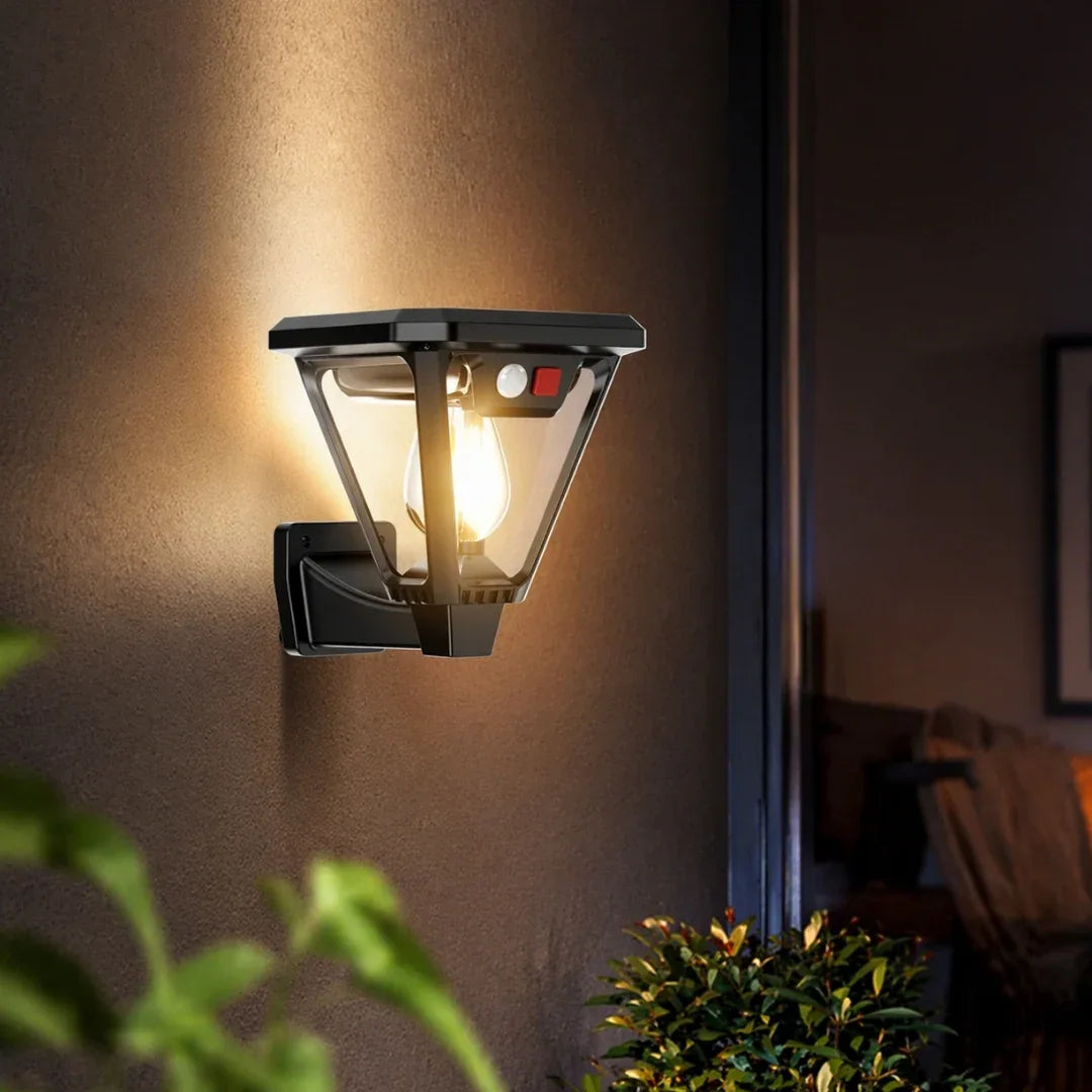 Solar Outdoor Light – 2 In 1 Wall Or Ground Design | Motion Sensor Light For Garden Or Pathway With Automatic Night Lighting Neriona 1 Pack