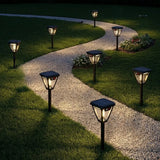 Solar Outdoor Light – 2 In 1 Wall Or Ground Design | Motion Sensor Light For Garden Or Pathway With Automatic Night Lighting Neriona 8 Pack