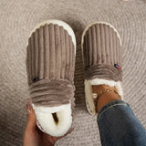 Noah – Thermal Slippers for Warmth and Comfort | Warm Plushs With Non-Slip Sole In winter