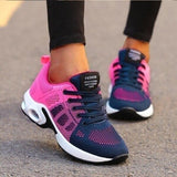Alex – Orthopedic Shoes | Air Cushion Non-Slip Walking Sneakers Neriona Pink Black