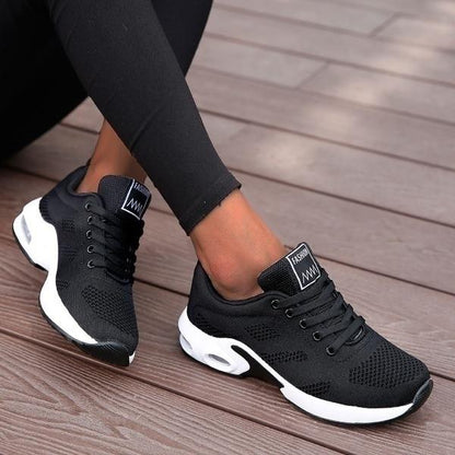 Alex – Orthopedic Shoes | Air Cushion Non-Slip Walking Sneakers Neriona Black