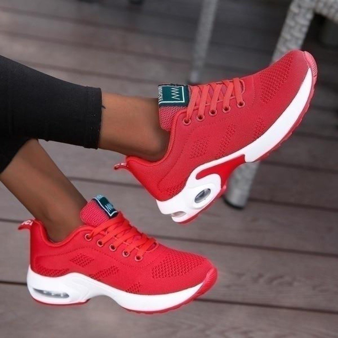 Alex – Orthopedic Shoes | Air Cushion Non-Slip Walking Sneakers Neriona Red