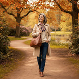 Evelyn – Vintage Leather Handbag Set | 4-Piece Tote Bag & Crossbody Purse Collection Neriona