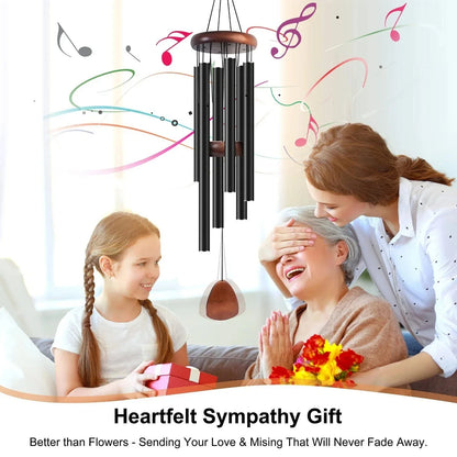 Wind Chimes – Deep Tone With Natural Calm Sound | Aluminum Chimes For Garden Or Patio With Soft Ambient Sound Neriona