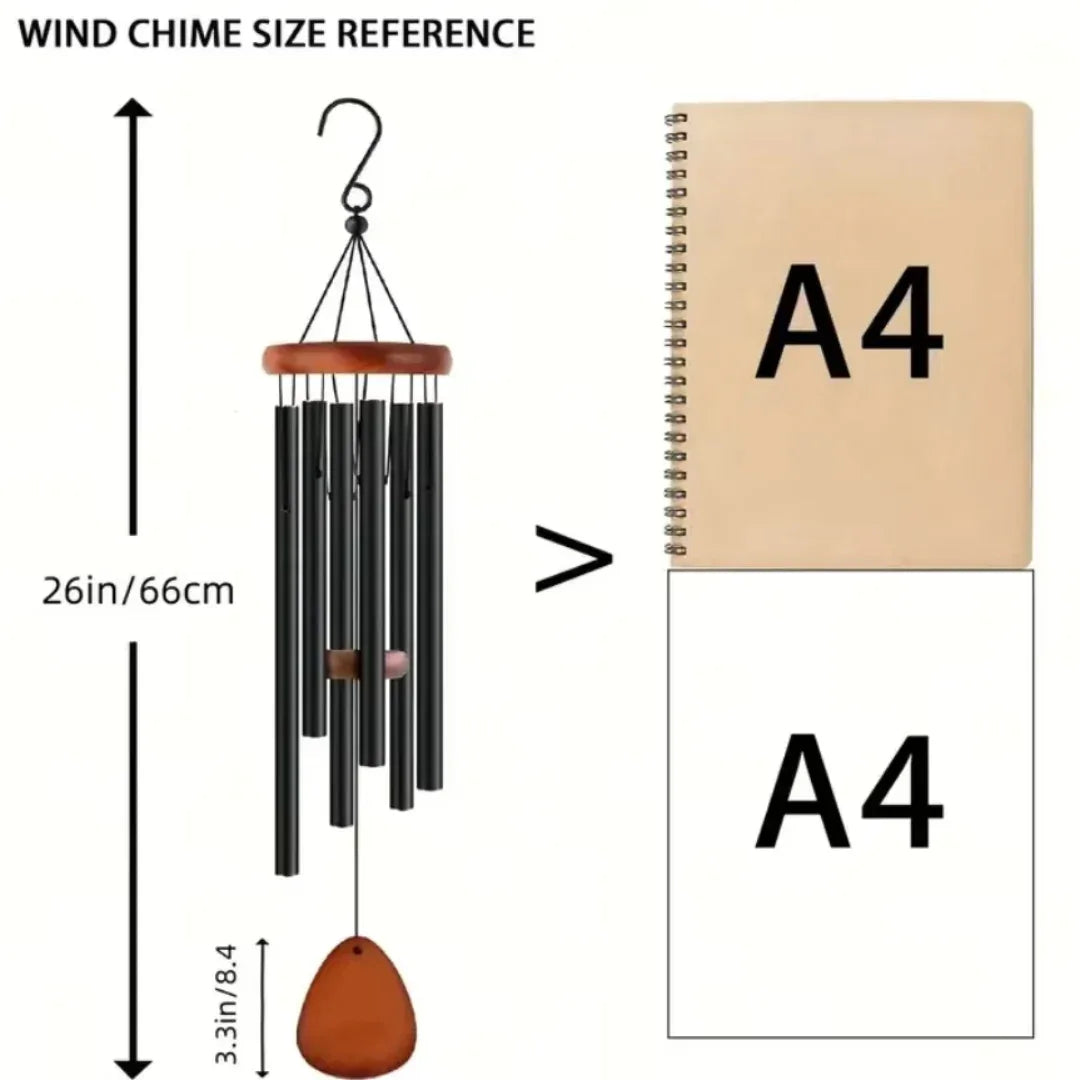 Wind Chimes – Deep Tone With Natural Calm Sound | Aluminum Chimes For Garden Or Patio With Soft Ambient Sound Neriona