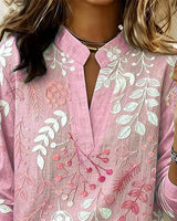 Lillian – Floral V-Neck Blouse | Lightweight Dressy Top For Everyday Elegance Blouses & Shirts Neriona