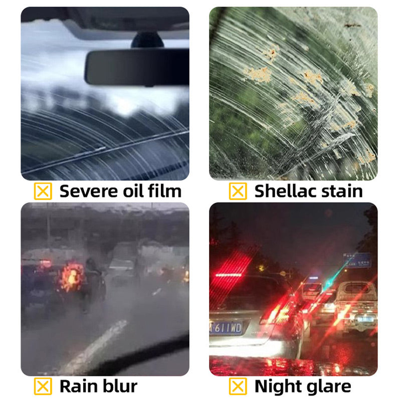 PureVista™ Drive Safer with Crystal Clear Glass | Automotive Glass Polish for Scratch Reduction, Shine & Visibility Neriona