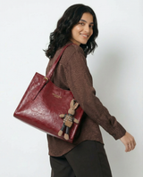Elena – Leather Tote Bag | Large Everyday Shoulder Handbag For Women