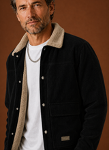 Men's Corduroy Sherpa Lined Winter Jacket | Corwin