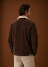 Men's Corduroy Sherpa Lined Winter Jacket | Corwin