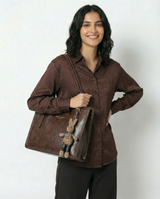 Elena – Leather Tote Bag | Large Everyday Shoulder Handbag For Women