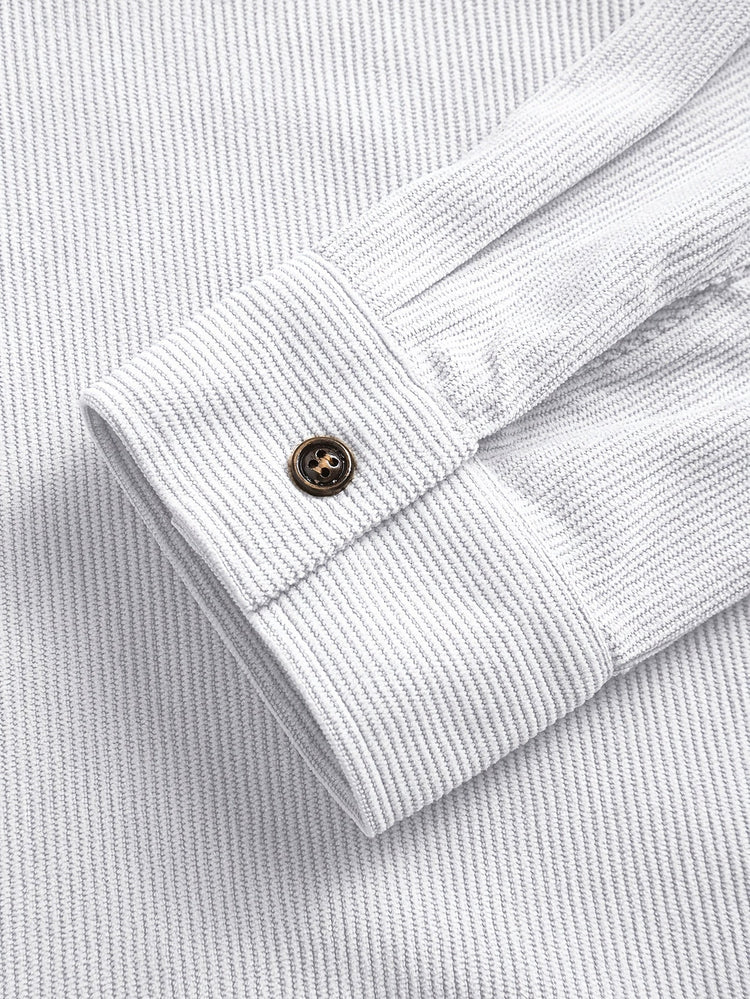 Elias – Ribbed Shacket Jacket | Men's Shirt Jacket for Everyday Layering & Fall Wear