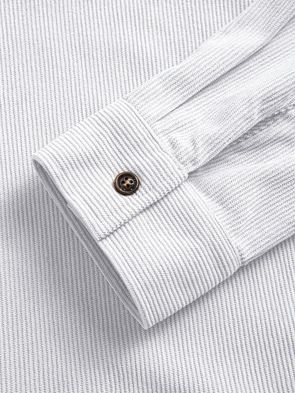 Elias – Ribbed Shacket Jacket | Men's Shirt Jacket for Everyday Layering & Fall Wear