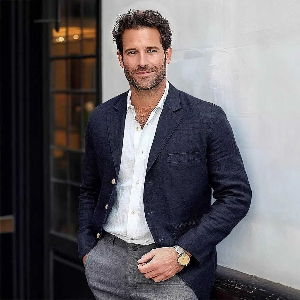 Verona – Lightweight Linen Blazer - Cole & May