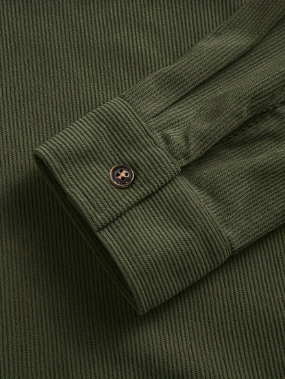 Elias – Ribbed Shacket Jacket | Men's Shirt Jacket for Everyday Layering & Fall Wear