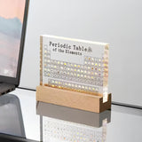 Periodic Table with Real Elements | Illuminated Acrylic Element Table for Desk Decor Office and Science Gifts Neriona