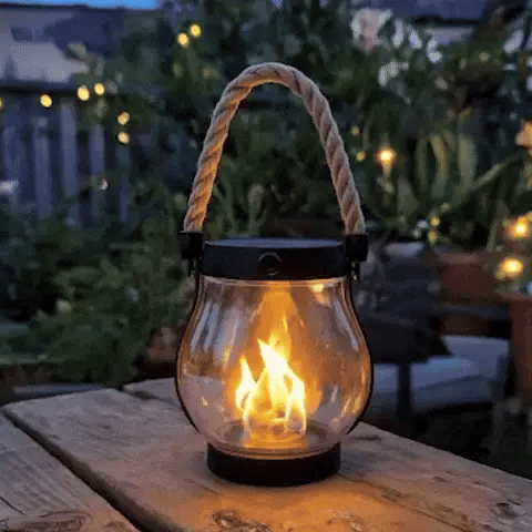 CozyLume™ FireSeed Solar Light – Magical Flame Mood | Cozy Ambience Outdoor Lantern for Garden & Balcony Nights Neriona