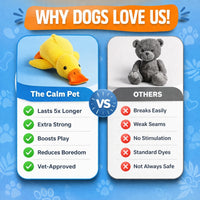 Calming Duck Dog Toy – Durable Chew Toy With Soft Quack Sound | Fun Squeaky Toy For Dogs To Reduce Boredom And Keep Them Active Neriona