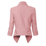 Vivienne | Open-Front Draped Blazer