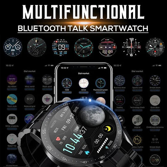 Non-Invasive Blood Glucose Test Smartwatch | Bluetooth Calling Fitness Watch with Heart Rate, Sleep and Health Monitoring Neriona