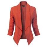 Vivienne | Open-Front Draped Blazer