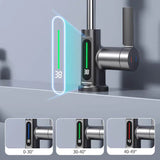 Pull Out Kitchen Faucet with 5 Modes | LED Temperature Display Tap with Retractable Hose and 360° Rotation Bathroom Accessories Neriona