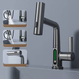 Pull Out Kitchen Faucet with 5 Modes | LED Temperature Display Tap with Retractable Hose and 360° Rotation Bathroom Accessories Neriona