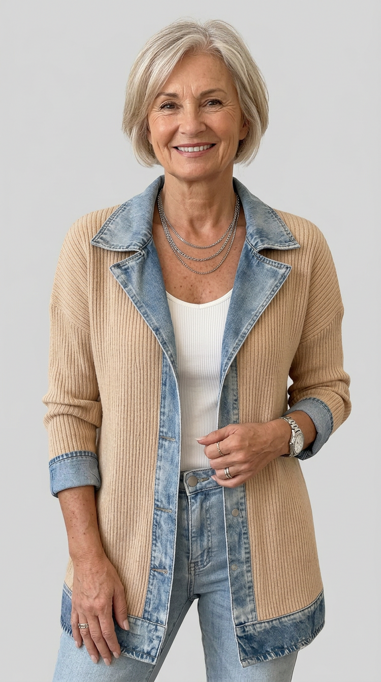 Juliette | Mixed Jacket