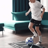 Football Pro Training Mat - Home Soccer Practice System | Ball Control, Dribbling & Skill Training Program for Young Players Neriona